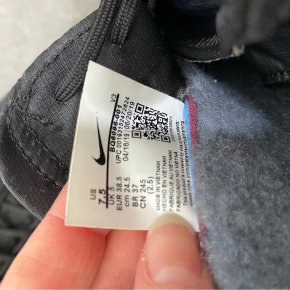 Nike Air Force 1‎ High Shell Sneakers in Black Graphite 7.5 - Picture 8 of 8